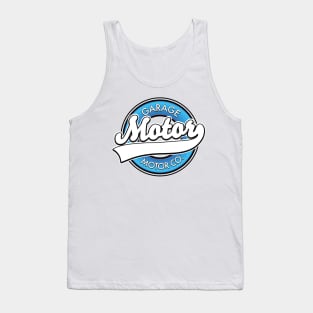 garage motor company retro logo Tank Top